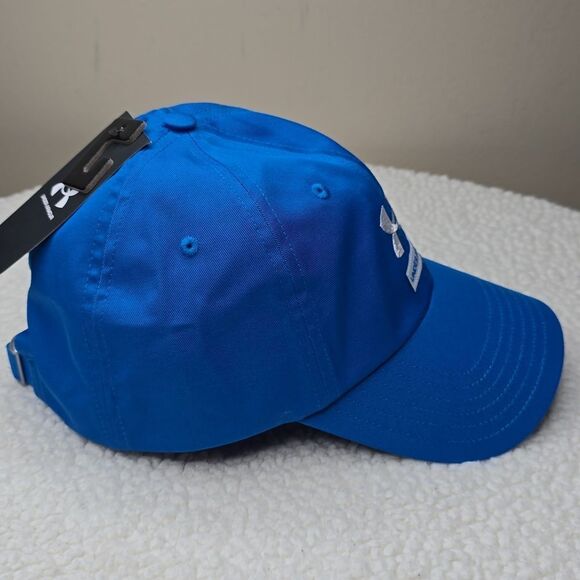 NWT Under Armour Men's UA Branded Hat 1369783-406 Blue - Picture 2 of 6